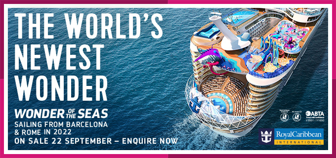 Breaking News – Wonder of the Seas to Sail in the Med in Summer 2022